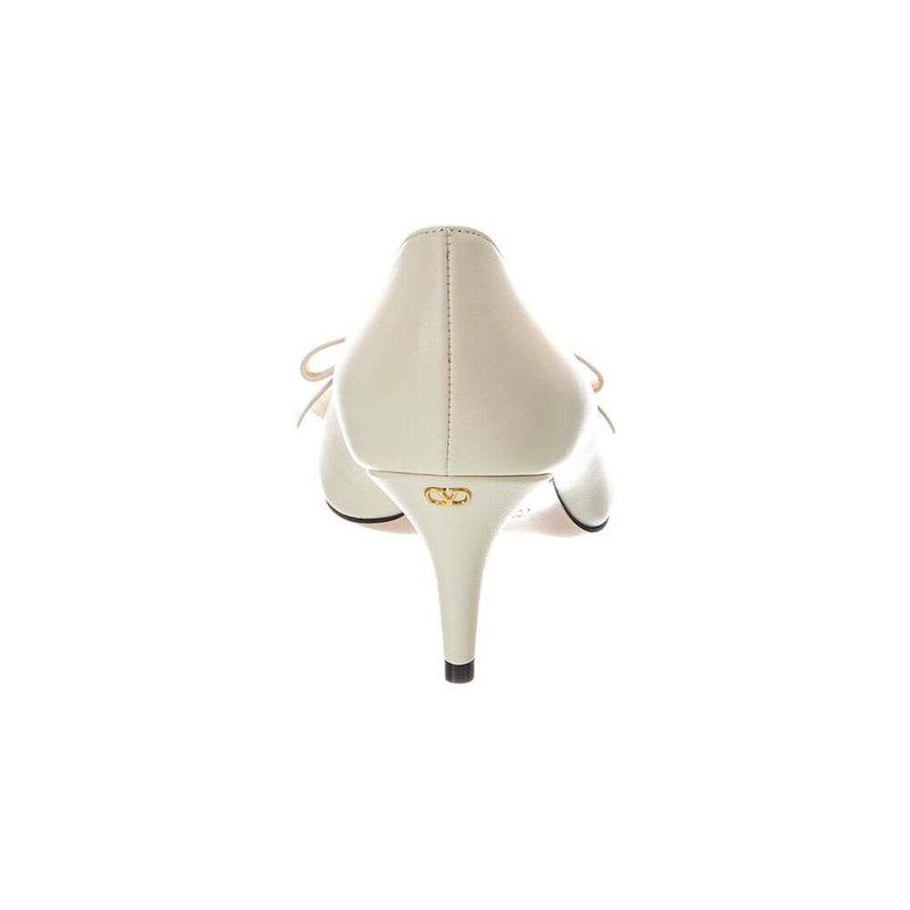 Valentino Vlogo 65 Leather Pump, White - Picture 3 of 5